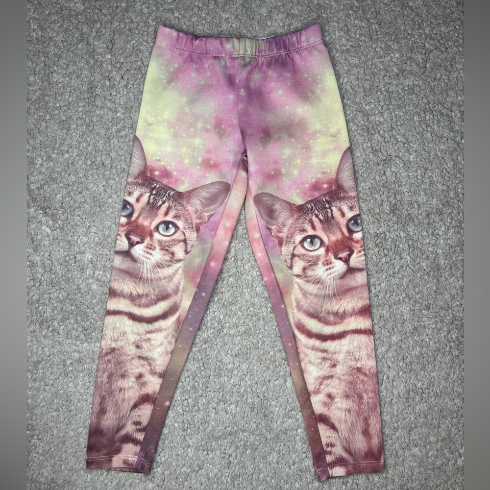 Girl’s Cat Space Leggings